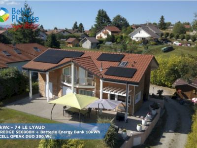 6,08 kWc SolarEdge + Batterie Energy Bank SE10kWh + 16 QCELL QPEAK DUO 380Wc