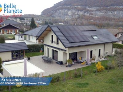 6 kWc SolarEdge + 16 SunPower 375Wc Full Black