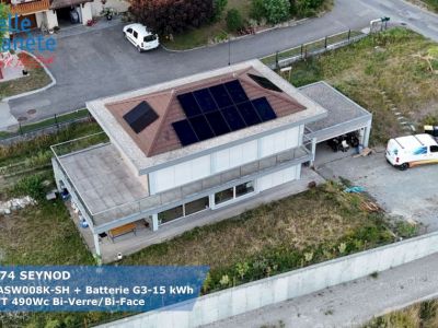 6,86 kWc SOLPLANET + Batterie SOLPLANET G3-15KWh + 14 MaviWatt 490Wc FB BV/BF