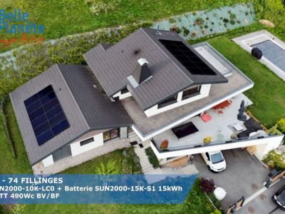 11,76 KWc HUAWEI + Batterie LUNA2000 15 kWh + 24 MaviWatt 490Wc BV/BF