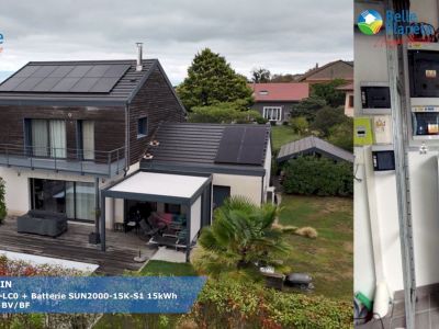 7,84 KWc HUAWEI + Batterie LUNA2000 10 kWh + 16 MaviWatt 490Wc BV/BF