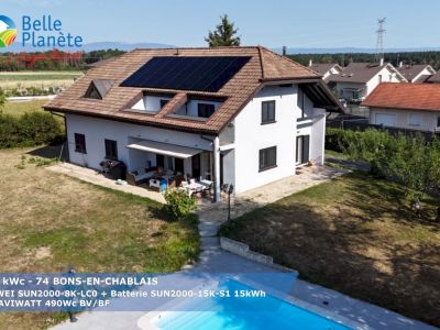 7,84 KWc HUAWEI + Batterie LUNA2000 10 kWh + 16 MaviWatt 490Wc BV/BF