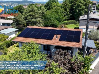 9,31 kWc SOLPLANET + Batterie SOLPLANET G3-10KWh + 19 MaviWatt 490Wc FB BV/BF