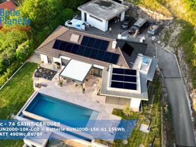 10,78 KWc HUAWEI + Batterie LUNA2000 15 kWh + 22 MaviWatt 490Wc BV/BF
