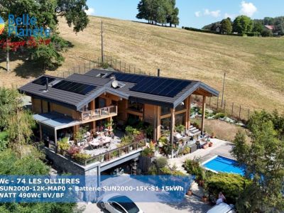 13,23 KWc HUAWEI + Batterie LUNA2000 15 kWh + 27 MaviWatt 490Wc BV/BF