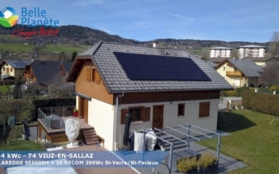 6,24 kWc SolarEdge + 16 RECOM LION 390Wc