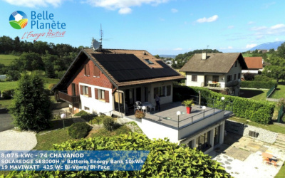 8 kWc SolarEdge + Batterie Energy Bank SE10kWh+19 MaviWatt 425Wc FB BV/BF