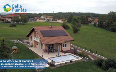 6,80 kWc SOLAREDGE + 16 MaviWatt 425Wc FB BV/BF