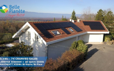 8.5 kWc SOLAREDGE + 20 MaviWatt 425Wc FB BV/BF
