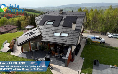 6,8 kWc SOLAREDGE + 16 MaviWatt 425Wc FB BV/BF