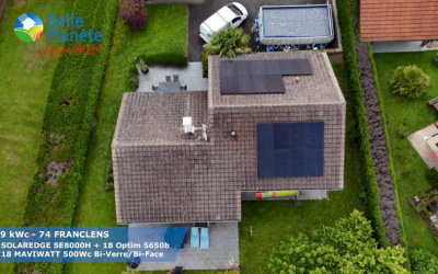 9 kWc SOLAREDGE + 18 MaviWatt 500Wc FB BV/BF
