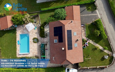 7 kWc SOLAREDGE + 14  MaviWatt 500Wc FB BV/BF