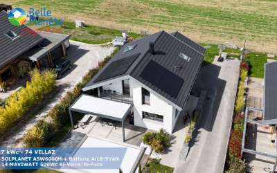 7 kWc SOLPLANET + Batterie SOLPLANET LBi-5KWh + 14 MaviWatt 500Wc FB BV/BF