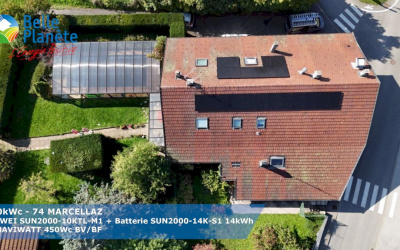 9,90 KWc HUAWEI + Batterie LUNA2000 14 kWh + 22 MaviWatt 450Wc BV/BF