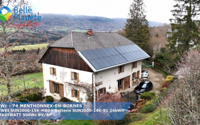 14 KWc HUAWEI + Batterie LUNA2000 14 kWh + 28 MaviWatt 500Wc BV/BF