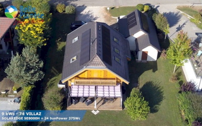 9kWc SolarEdge + 24 SunPower 375Wc Full Black