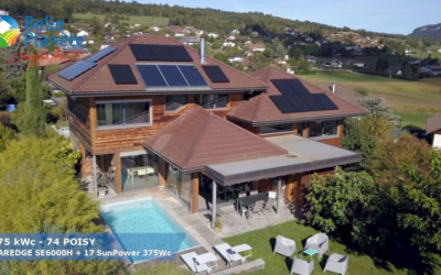 6,375 kWc SolarEdge + 17 SunPower 375Wc Full Black