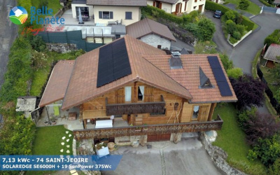 7,13kWc SolarEdge + 19 SunPower 375Wc Full Black