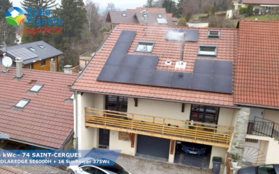 6 kWc SolarEdge + 16 SunPower 375Wc Full Black