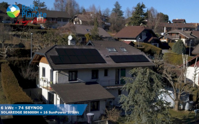 6 kWc SolarEdge + 16 SunPower 375Wc Full Black