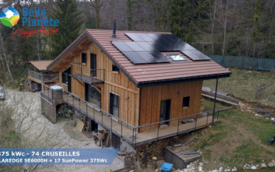 6,375 kWc SolarEdge + 17 SunPower 375Wc Full Black