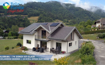 6,08 kWc SolarEdge + 16 QCELL QPEAK DUO 380Wc